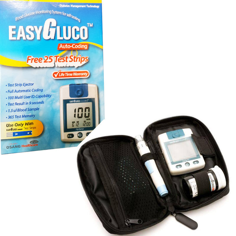 Easy Gluco with 25 strips blazonsurgical
