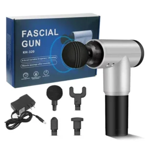 Fascial Gun Massager 4 Kinds of Massage Heads