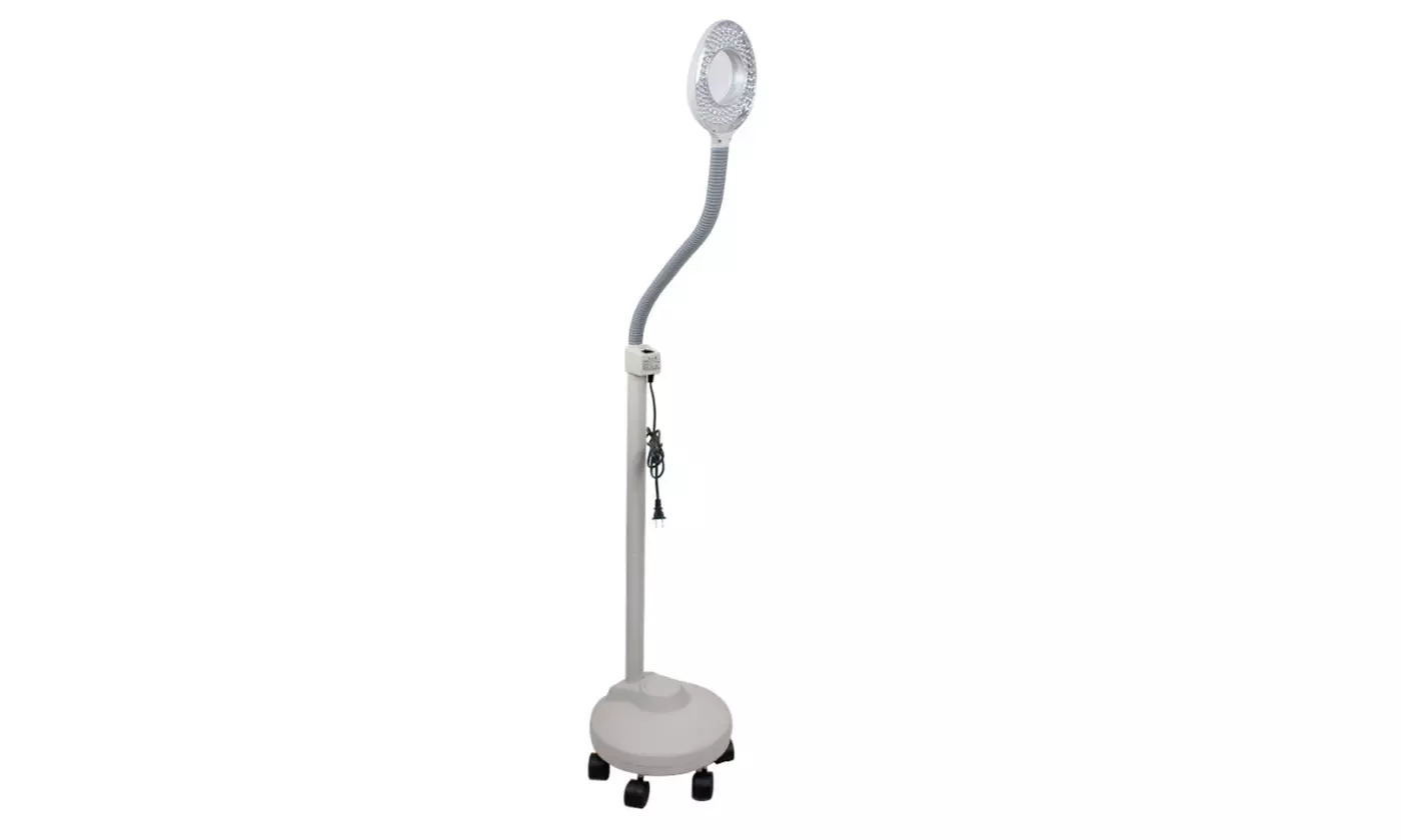 Magnifying Lamp LED With Floor Rolling Stand