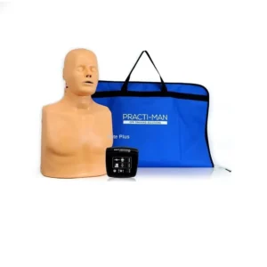 PractiMan Plus Half Body CPR Simulator with Electronic Monitor